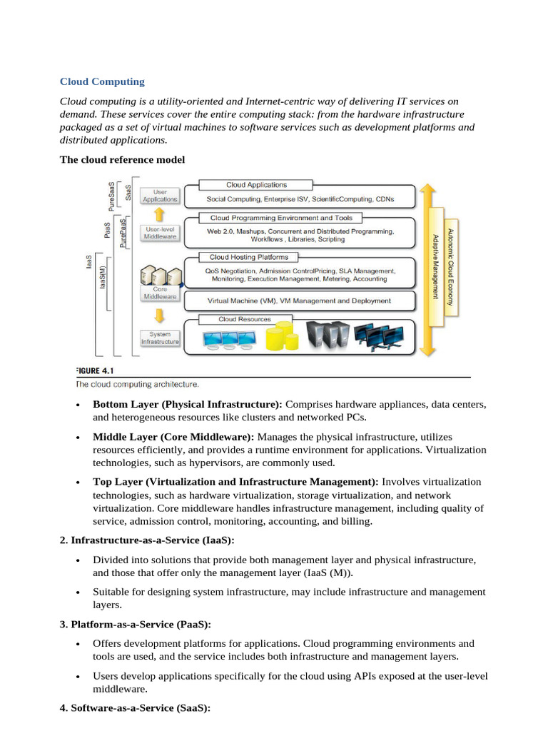 Understanding Cloud Computing Services | PDF | Cloud Computing ...