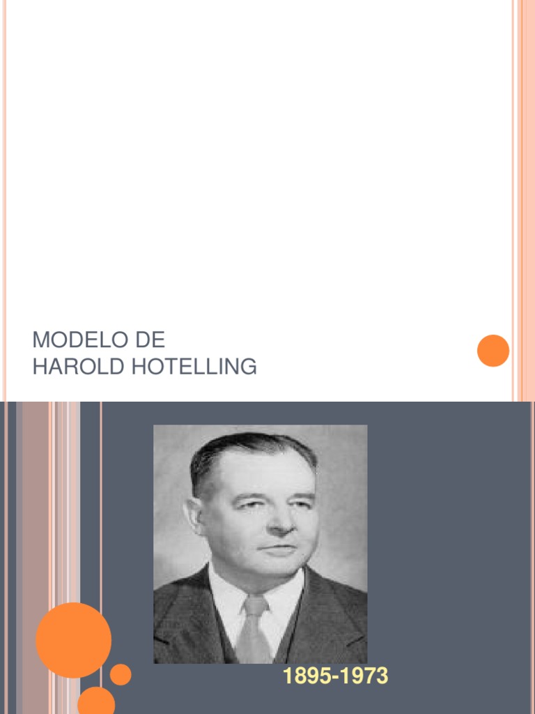 Modelo de Hotelling y su Aplicación | PDF | Ciencias económicas | Economias