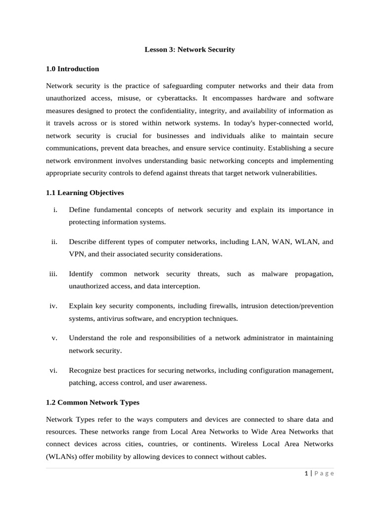 Understanding Network Security Essentials | PDF | Security | Computer ...