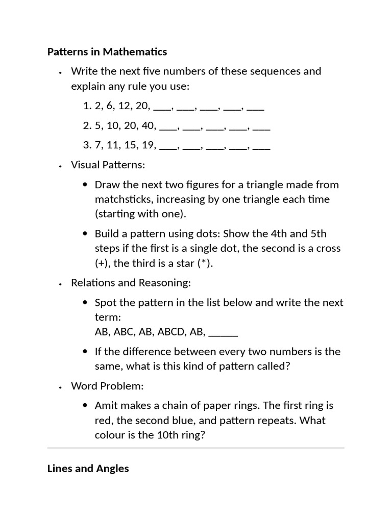 Term 1 Practice worksheet | PDF | Angle | Triangle