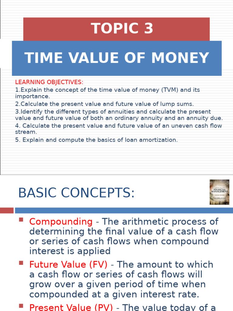 Lesson 3 Time Value of Money (1) | PDF | Time Value Of Money | Present ...