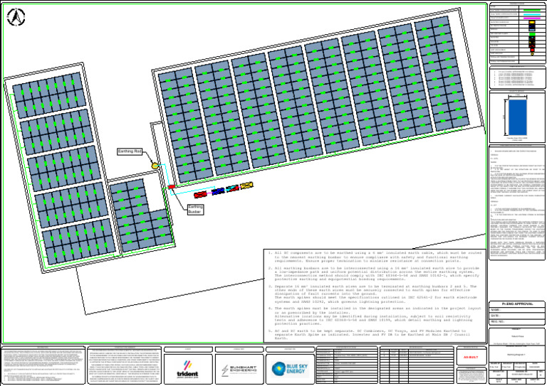 Solar PV Earthing and Lightning Protection | PDF | Solar Panel | Lightning