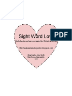 Sight Word Love