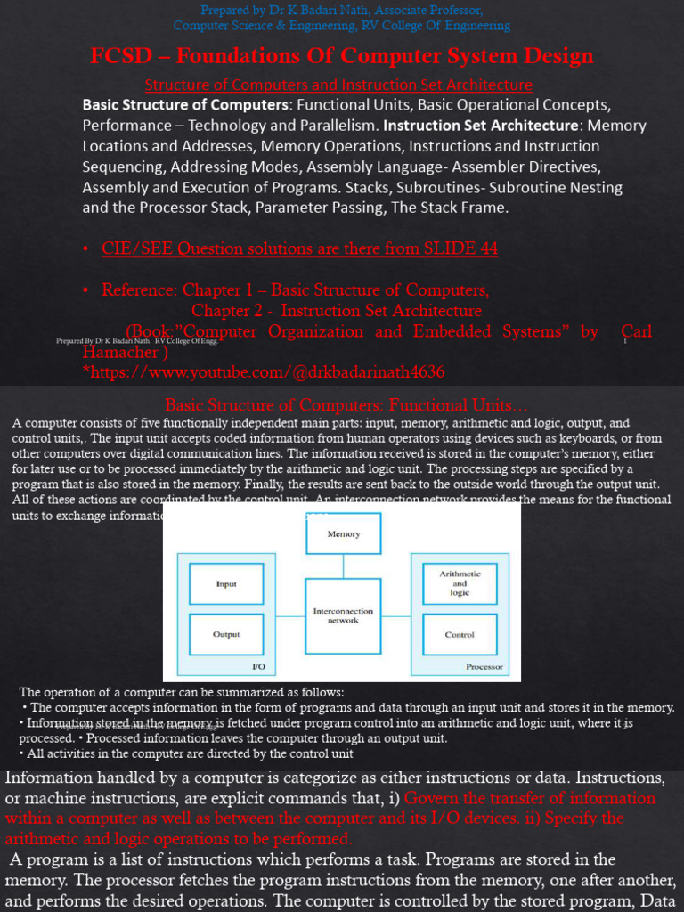 Computer Structure & Instruction Set Overview | PDF | Queue (Abstract ...