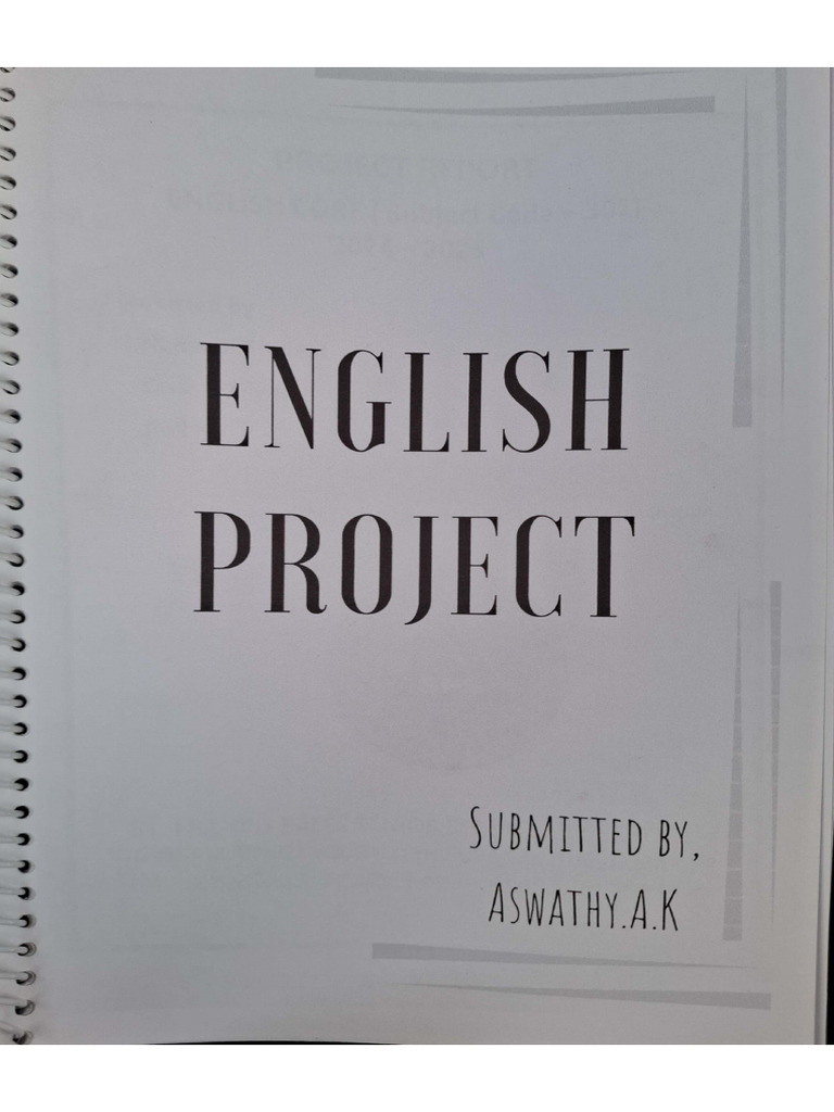 English Project | PDF