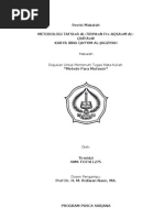 Download Metodologi Tafsir Al Tibyan Fi Aqsam Al Quran TIRMIDZI by Tirmidzi SN98253733 doc pdf