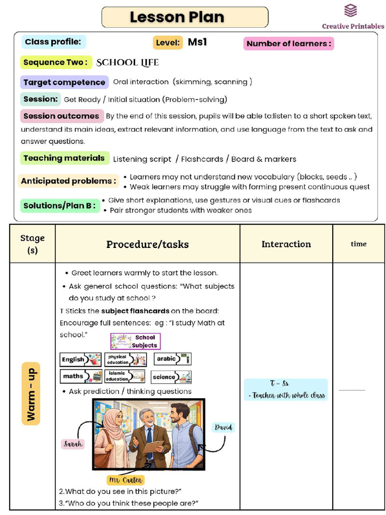 1MS Seq02 by Creative Printables_260101_121042 | PDF | Teachers ...