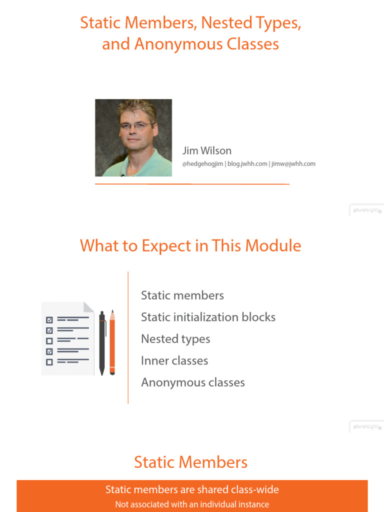 Static Members and Nested Types Explained | PDF | Class (Computer ...