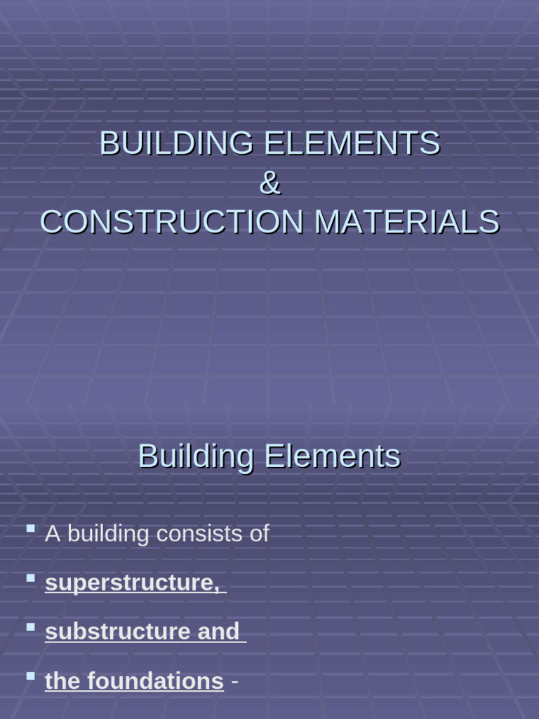 Building Elements and Foundation Types | PDF | Corrosion | Foundation ...