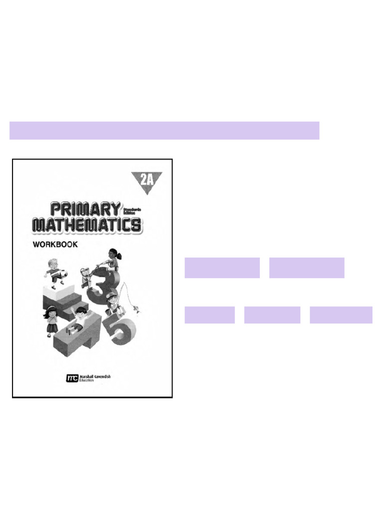 Primary Mathematics Workbook 2A Jennifer Hoerst Kindle & PDF Formats ...