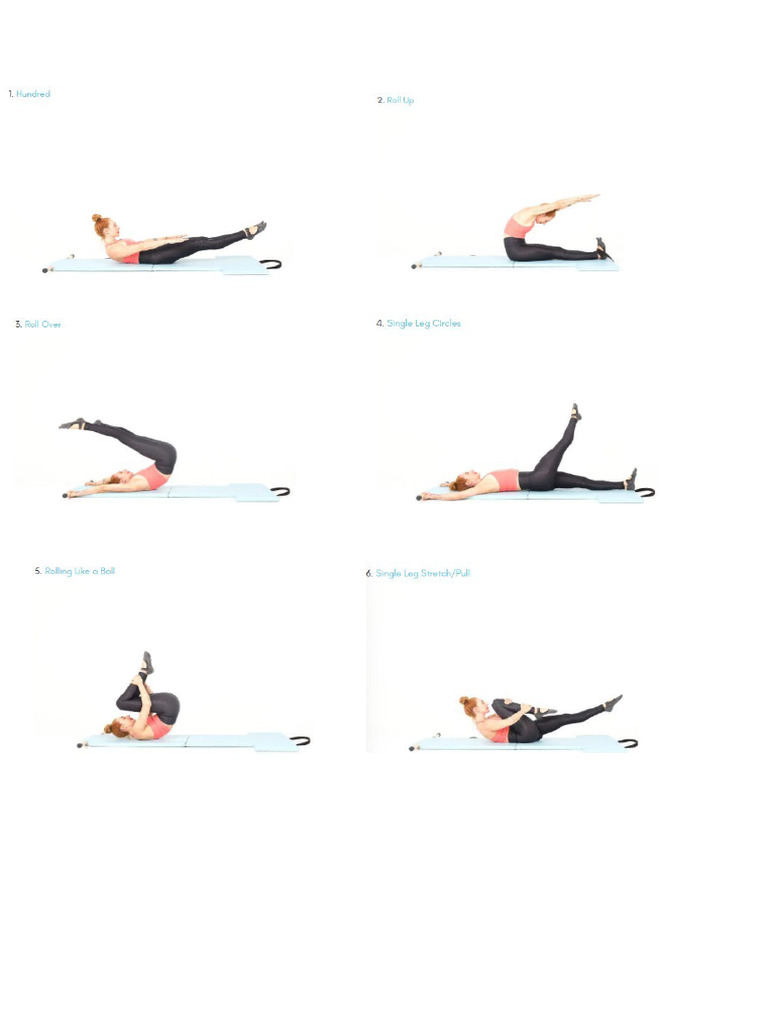Pilates Mat Workout Videos Guide | PDF