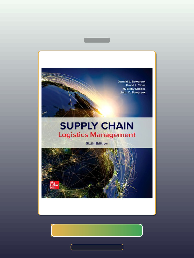 Test Bank for Supply Chain Logistics Management 6th Edition Bowersox ...