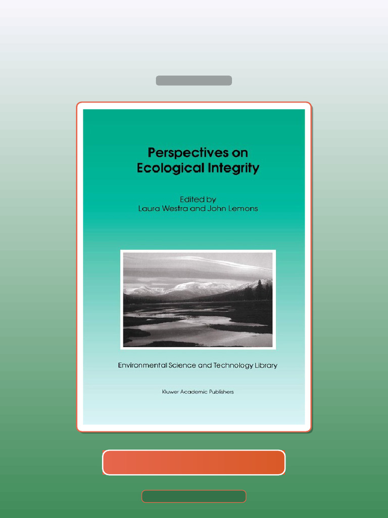 Test Bank for Perspectives on Ecological Integrity Environmental ...