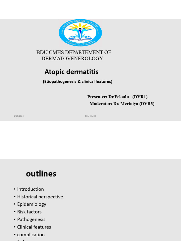 Atopic Dermatitis: Causes and Features | PDF | Dermatitis | Allergy