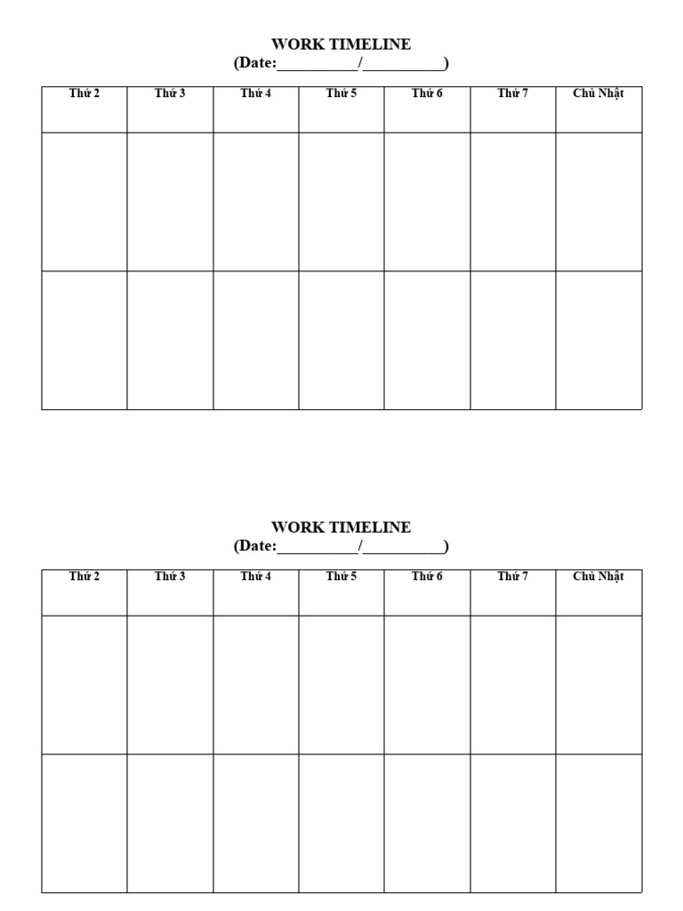 Work Timeline | PDF