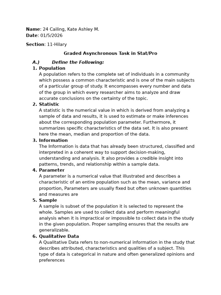 Key Concepts in Statistics and Sampling Techniques | PDF | Sampling ...
