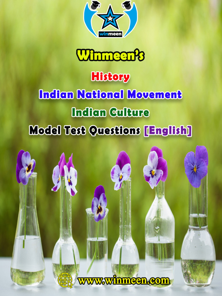 History Model Test Questions & Answers | PDF | Indian Independence ...