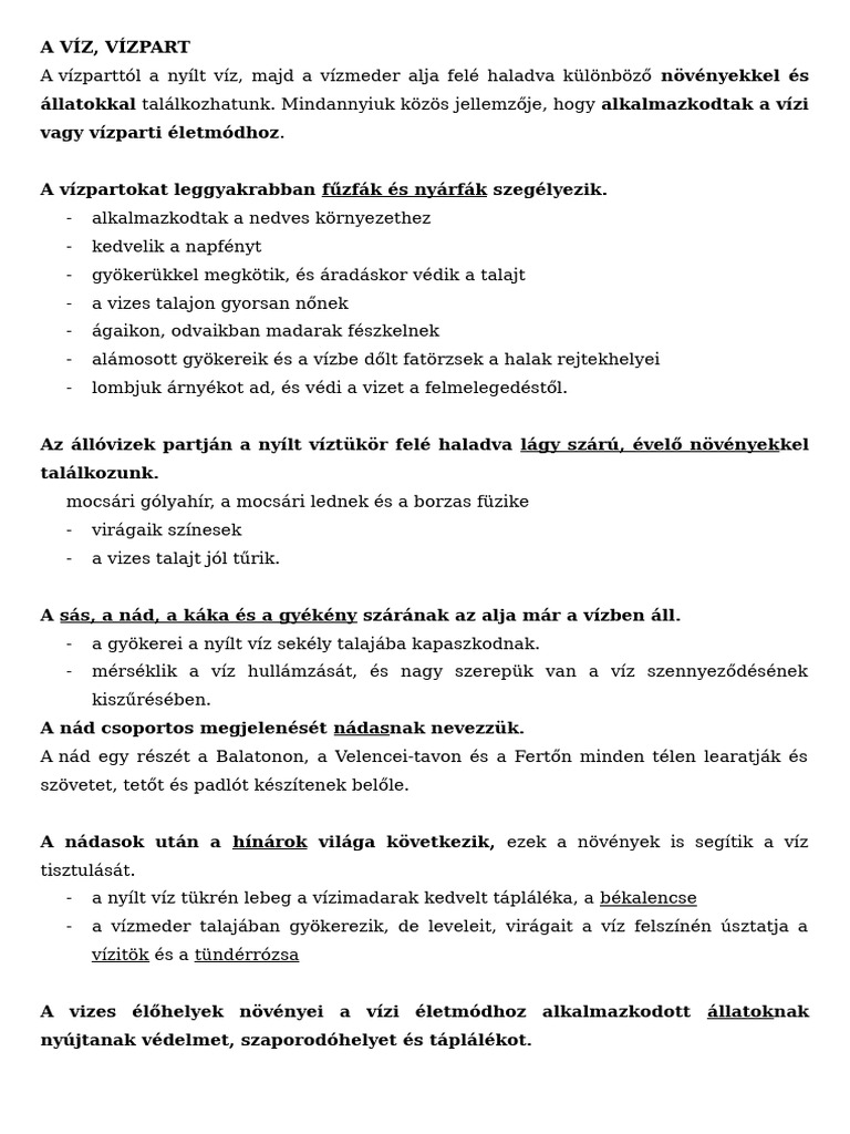 A Víz | PDF