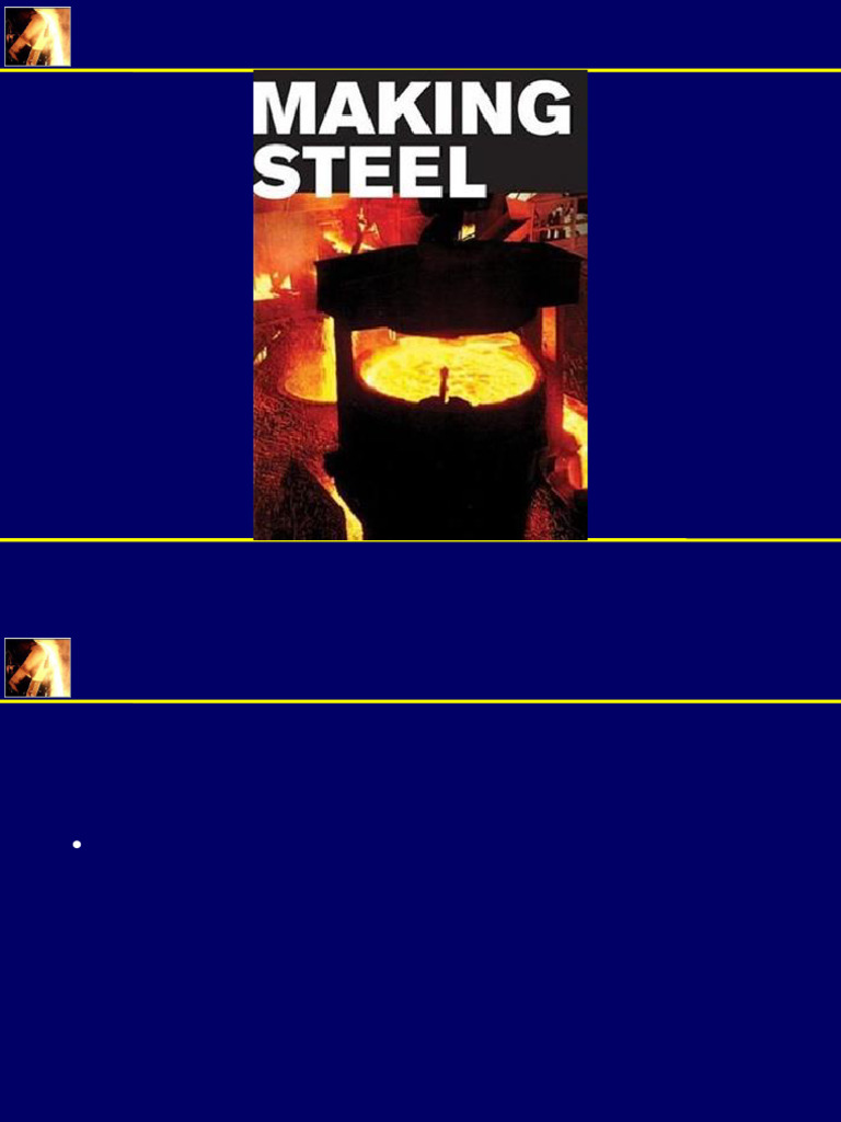 Secondary Steel Making Techniques Explained | PDF | Steelmaking | Steel