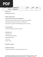 Grade 7 Term 2 Maths Lesson Plan | PDF | Learning | Lesson Plan
