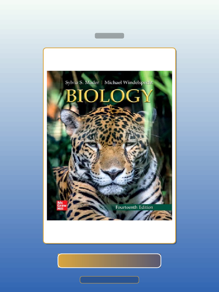 Test Bank for Biology 14th Edition Mader | PDF | Evolution | Biology
