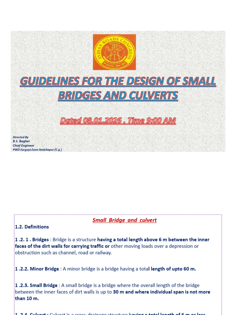 Small Bridge and Culvert Design Guide | PDF | Foundation (Engineering ...