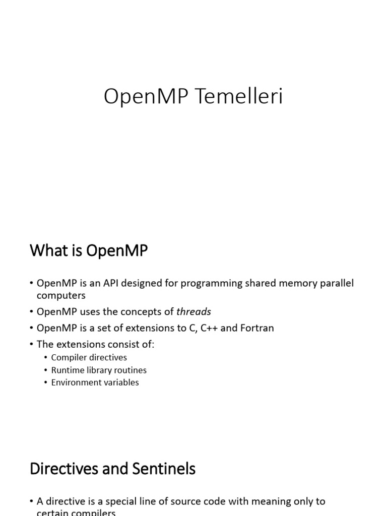 OpenMP Basics and Programming Guide | PDF | Programming Paradigms ...