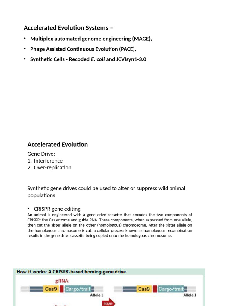Accelerated Evolution Systems | PDF | Biology | Molecular Biology