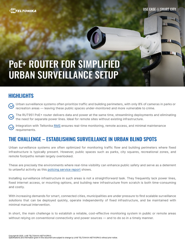 poe-router-for-simplified-urban-surveillance-setup | PDF | 4 G | Closed ...