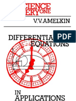 Differential Equations in Applications Amelkin Wc
