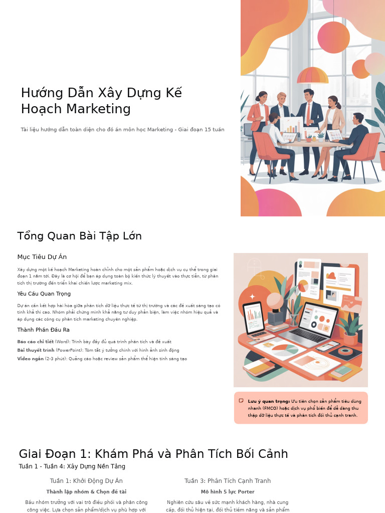 Huong Dan Xay Dung Ke Hoach Marketing | PDF