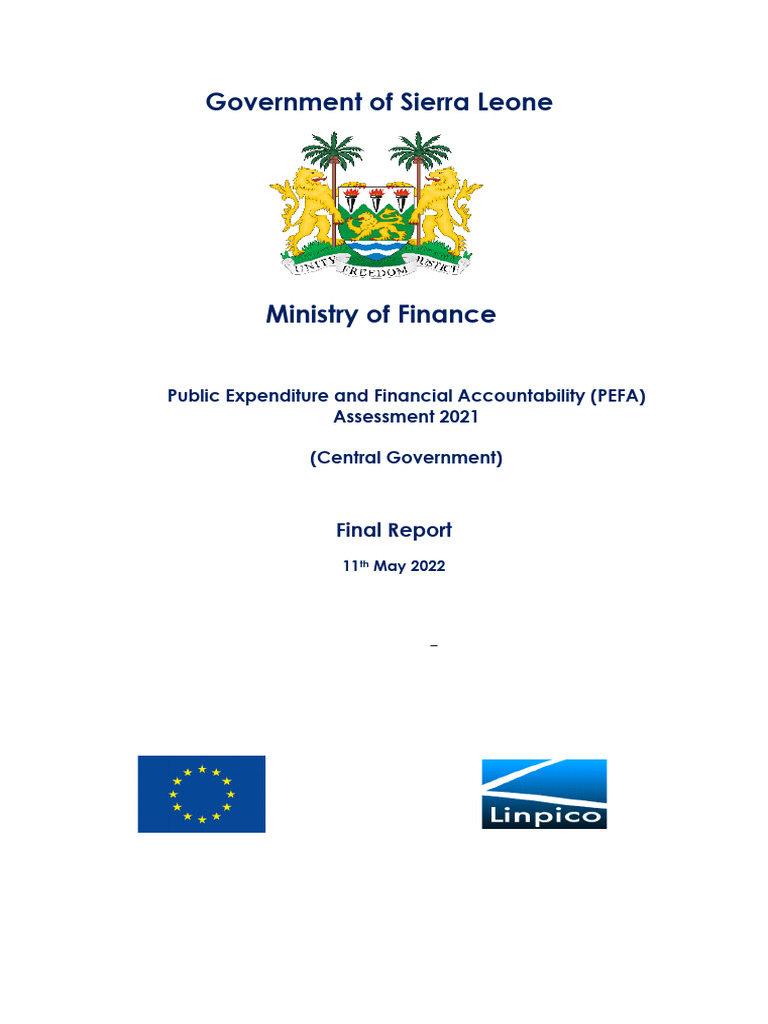 Sierra Leone PEFA Assessment 2021 Report | PDF | Budget | Government ...