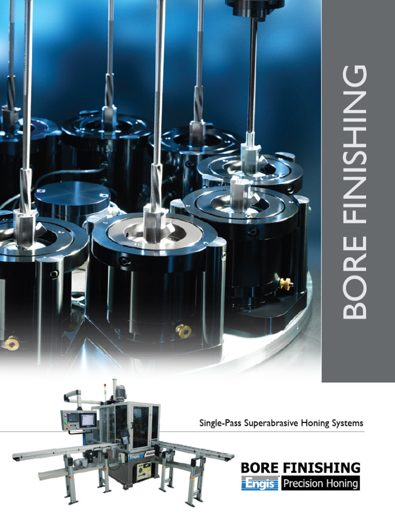 Engis Single-Pass Bore Finishing Systems | PDF | Automation | Machines