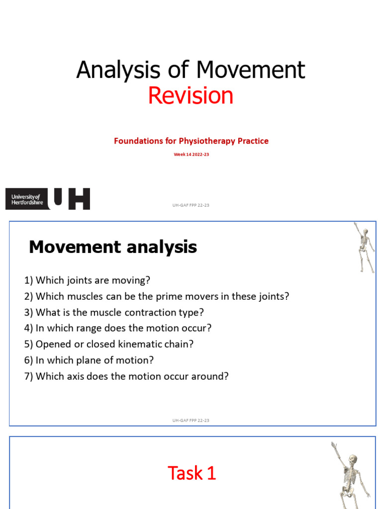 Movement Analysis in Physiotherapy Practice | PDF | Anatomical Terms Of ...