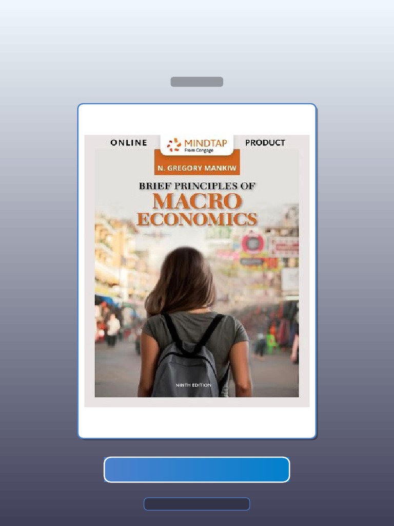 Test Bank for Brief Principles of Macroeconomics 9th Edition Mankiw | PDF