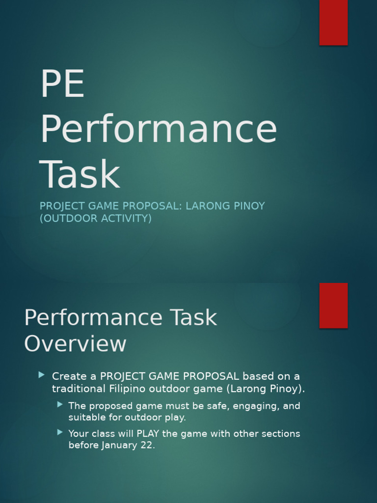 Perf Task | PDF