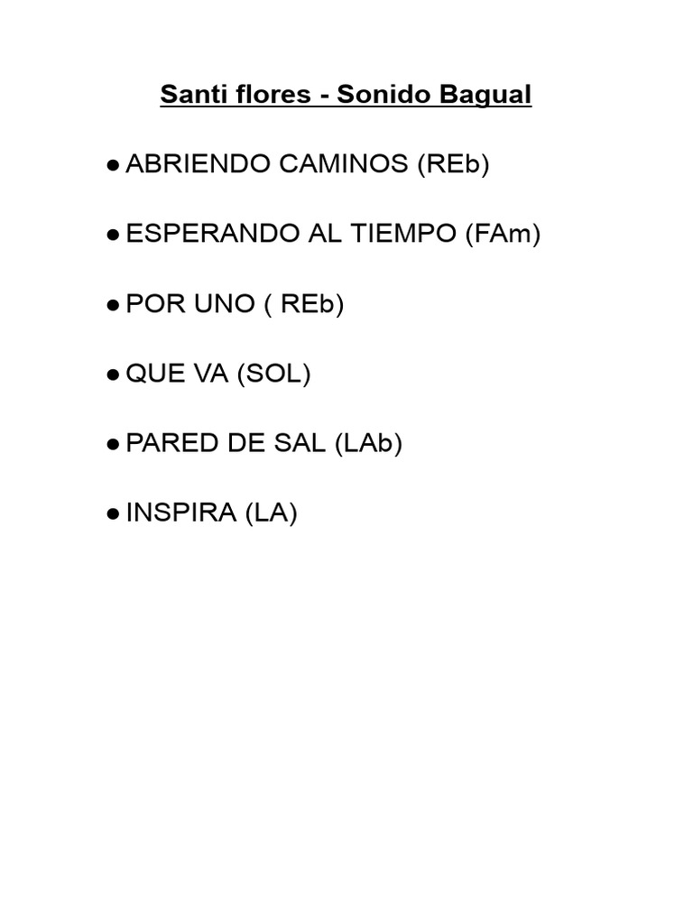 Santi Bagual | PDF