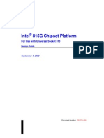 Intel 815G Chipset Platform: For Use With Universal Socket 370