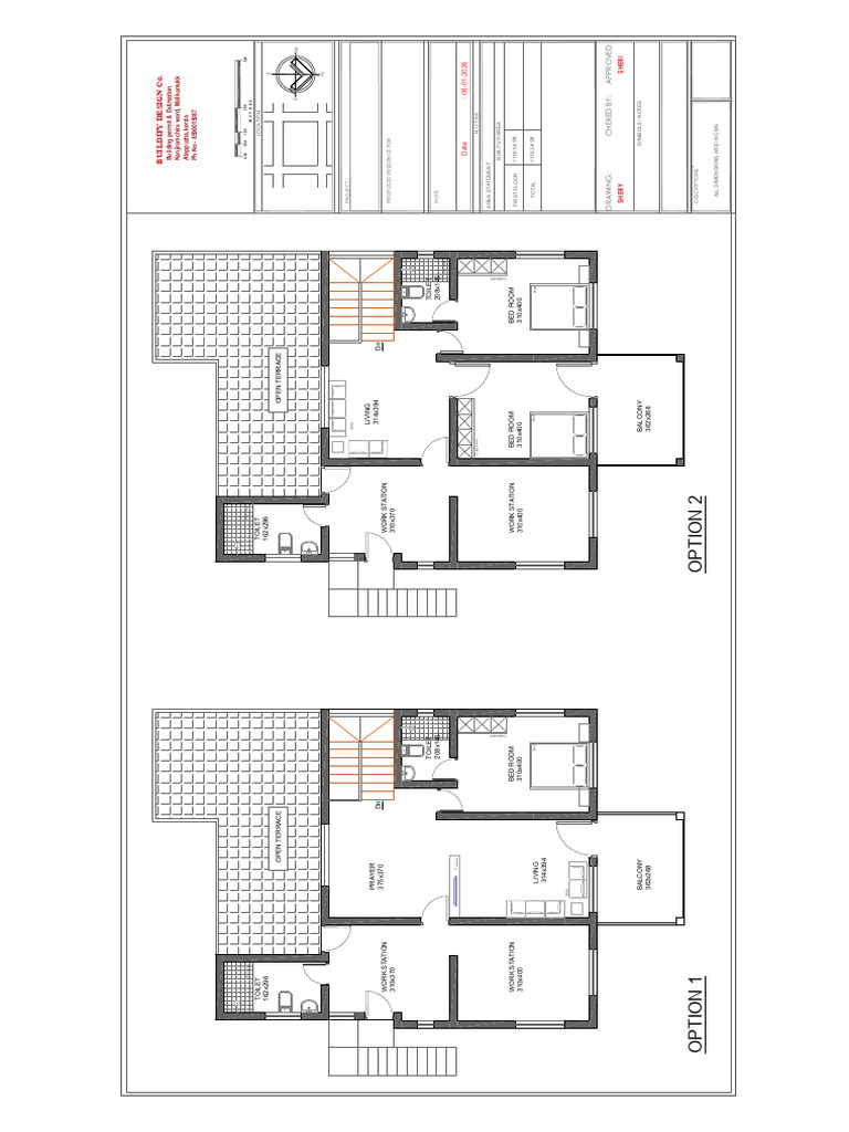 Proposed Residence Floor Plan Layout | PDF