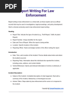 Police Report Template Guide | PDF