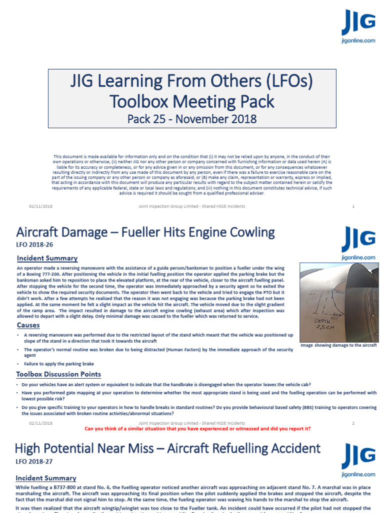 JIG HSSE Incident Toolbox Pack 25 | PDF | Lightning | Thunderstorm