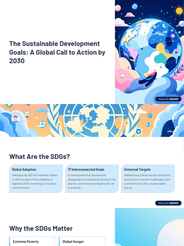 Sustainable Development Goals Overview | PDF | Extreme Poverty ...