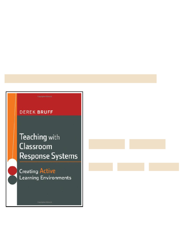 Teaching with Classroom Response Systems Creating Active Learning ...