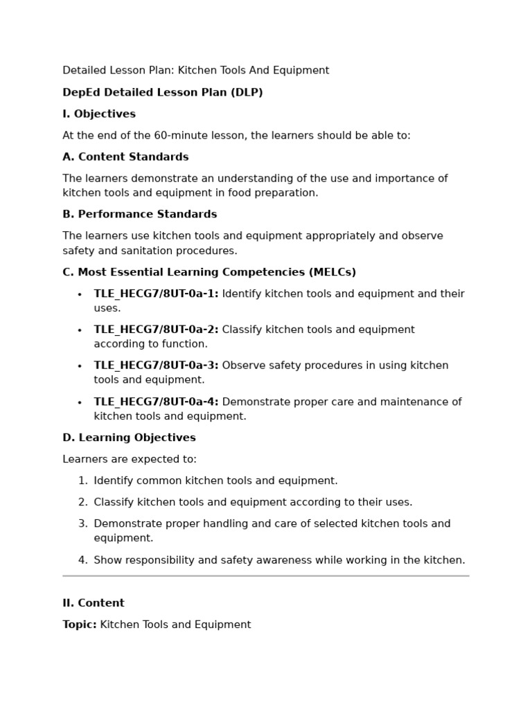 dlp | PDF | Kitchen | Learning