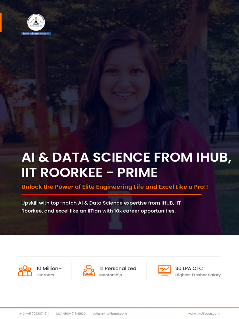 AI & Data Science Course by IIT Roorkee | PDF | Artificial Intelligence ...