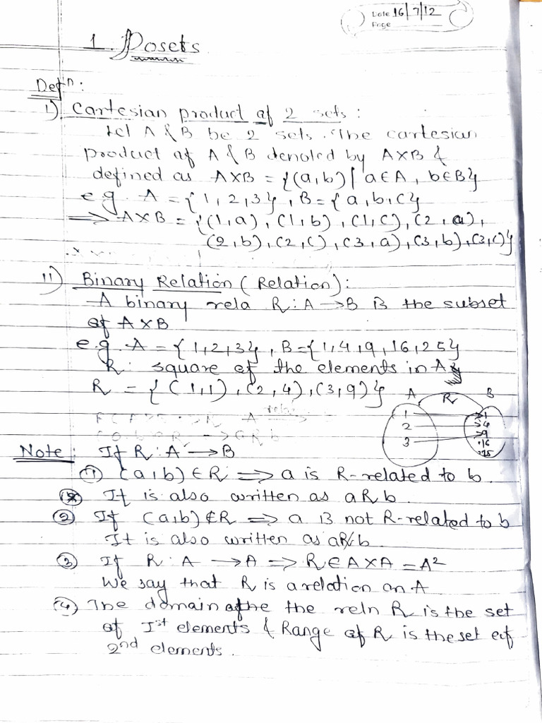Understanding Relations and Posets | PDF | Mathematics | Mathematical ...