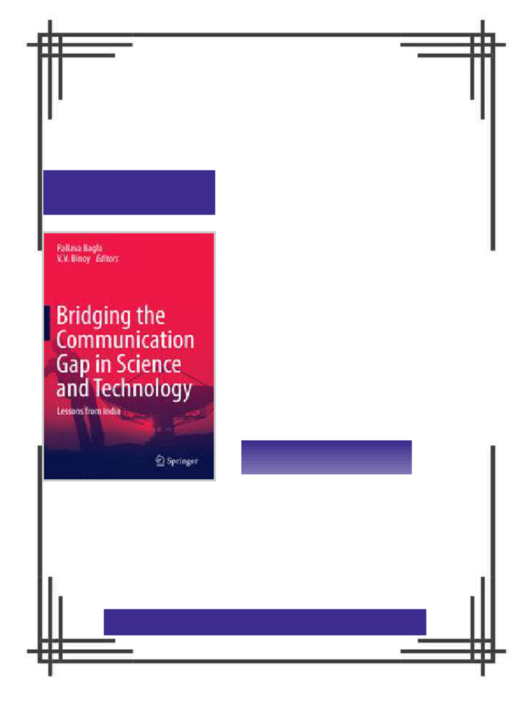 Bridging the Communication Gap in Science and Technology: Lessons from ...