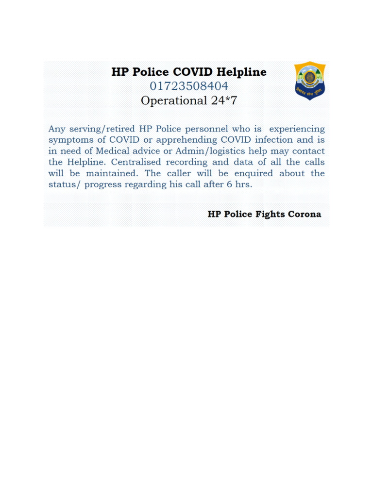 Police Welfare | PDF