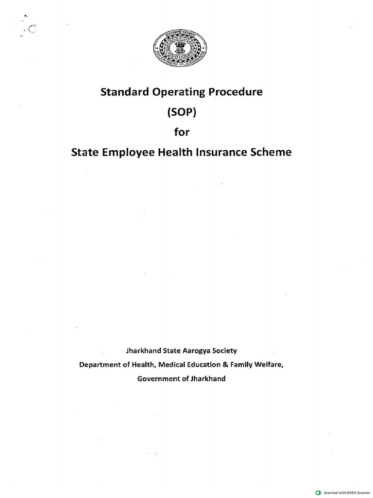 Sop For DWSD | PDF