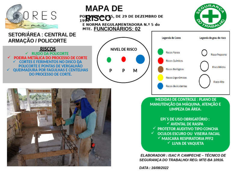 Mapa de Risco - Central de Armacao | PDF